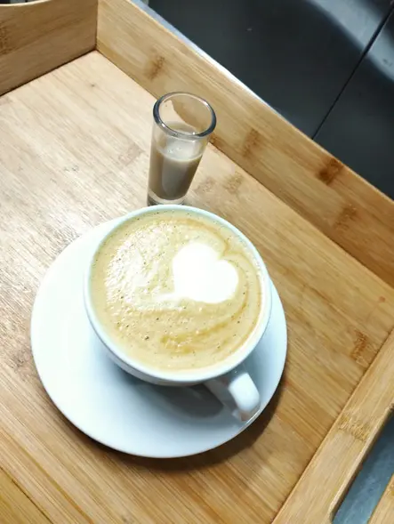Capuchino con crema de whisky